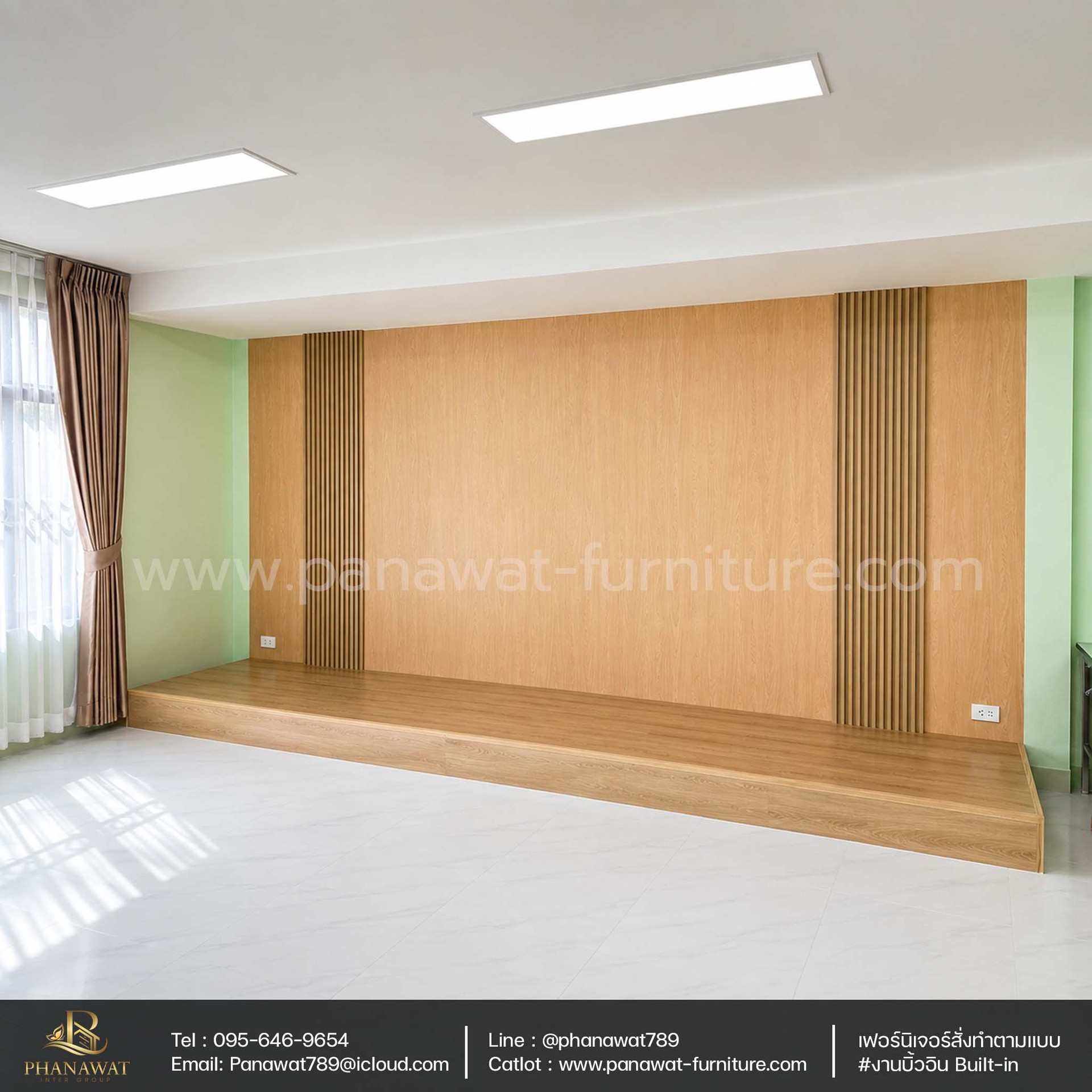 เวทีห้องประชุมสำนักงานสาธารณสุข