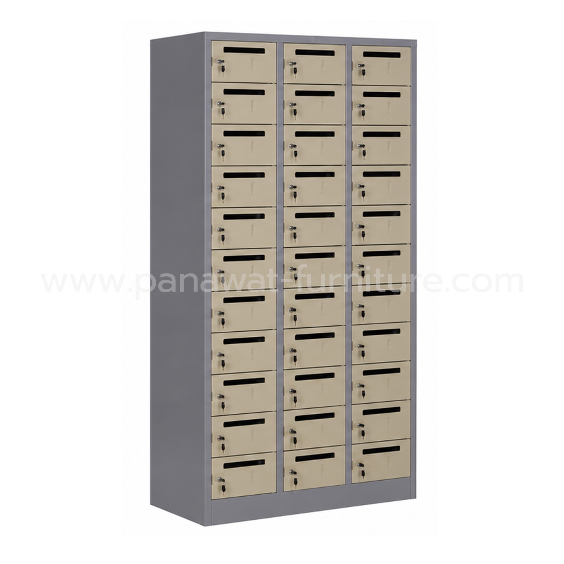 ตู้ล็อคเกอร์จดหมาย 33 ช่อง สูง รุ่น MB33