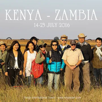 ทัวร์เคนย่าซาฟารี–แซมเบียKenyaZambia
