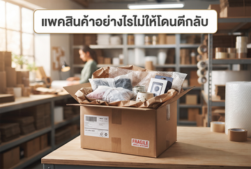 แพ็คสินค้าอย่างไรไม่ให้โดนตีกลับ(New)
