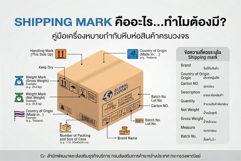 Shipping Mark คืออะไร ทำไมต้องมี