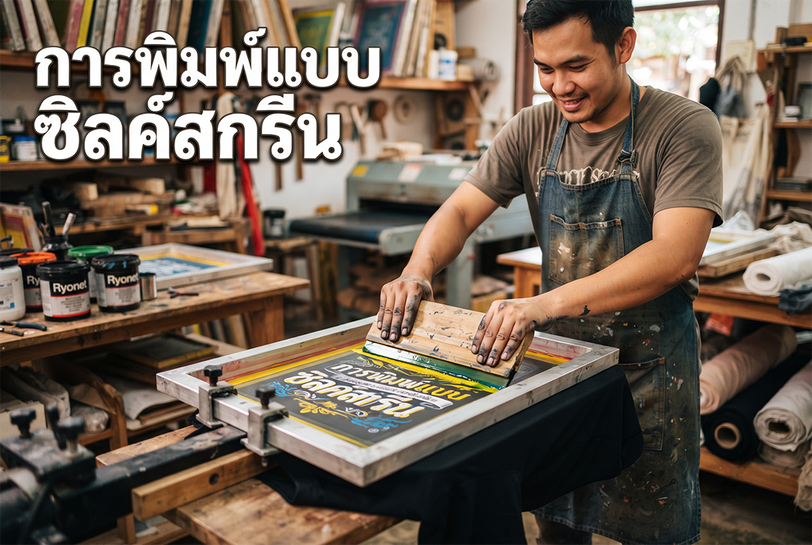 การพิมพ์แบบซิลค์สกรีน (New)