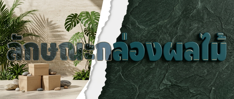 ลักษณะกล่องผลไม้