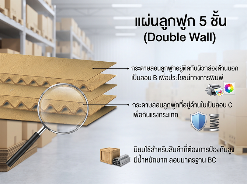ลูกฟูก 5 ชั้น