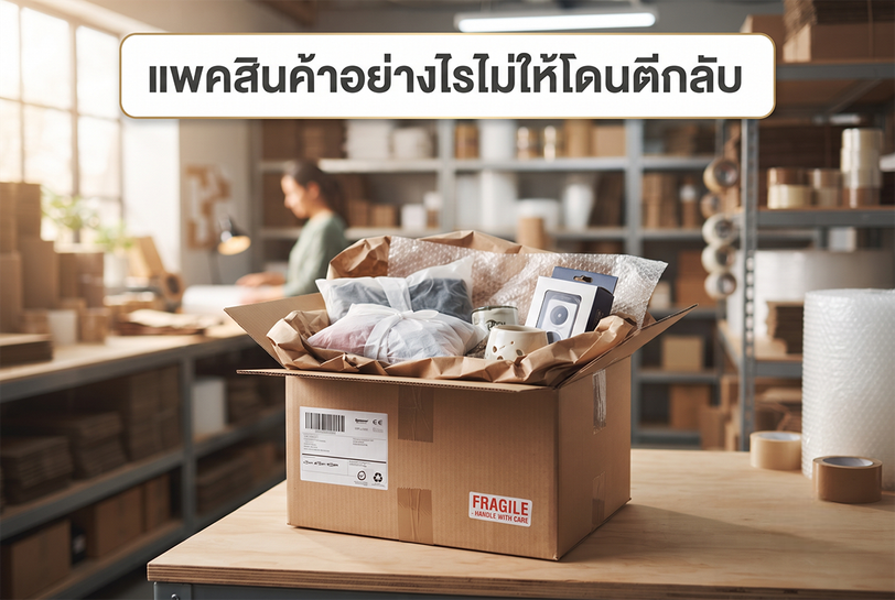 แพ็คสินค้าอย่างไรไม่ให้โดนตีกลับ (New)