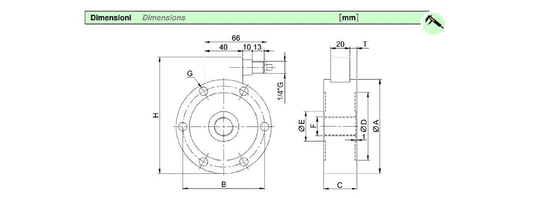 LOAD CELL TC8 Force Transducer