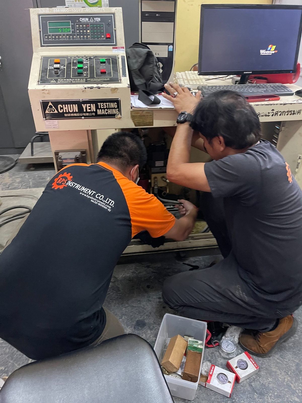 Preventive maintenance on a control panel