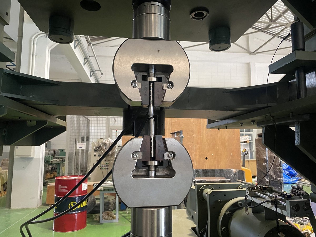 Tensile and shearing machine after upgrade