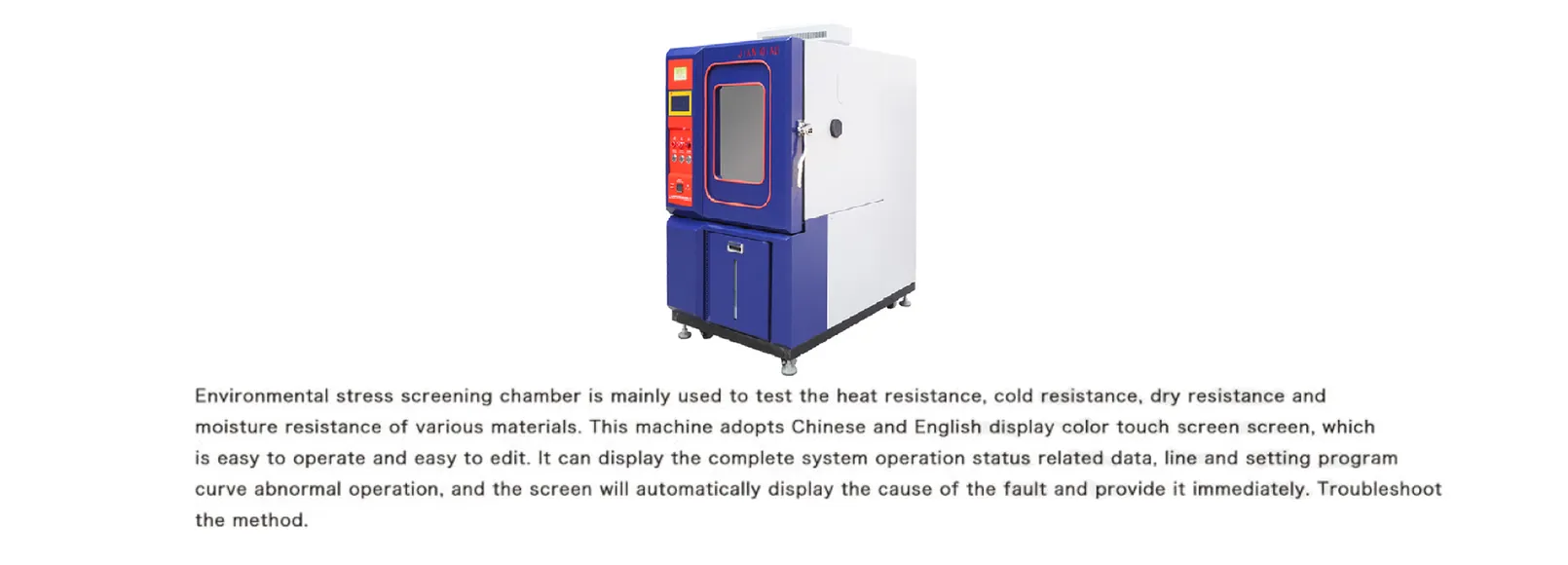 Environmental stress screening chamber