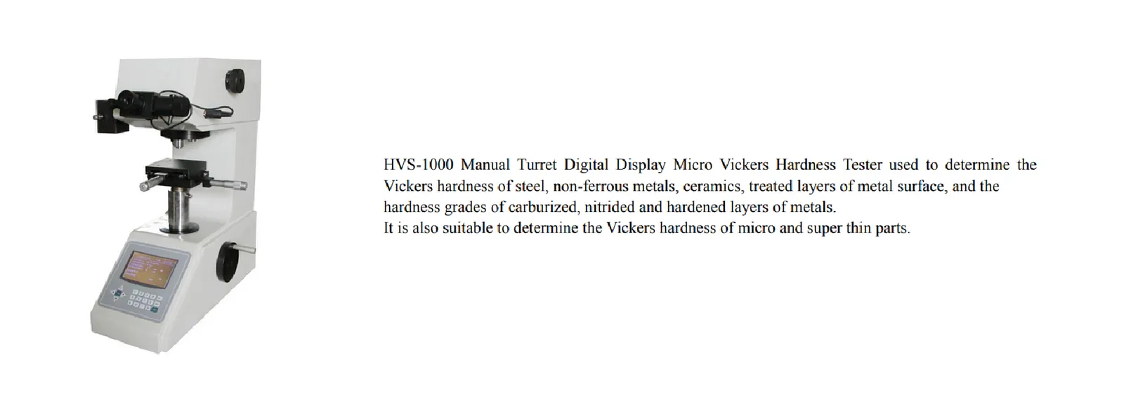 Vicker Hardness Tester