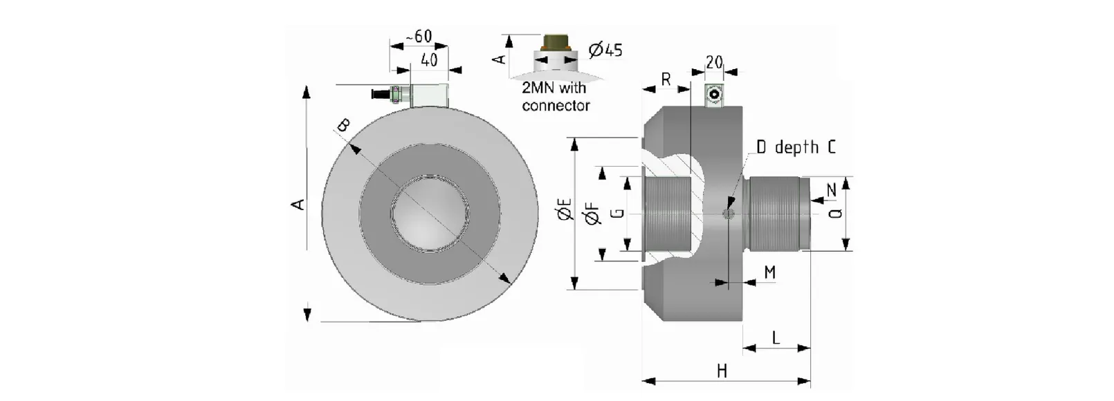 LOAD CELL KAL Force Transducer