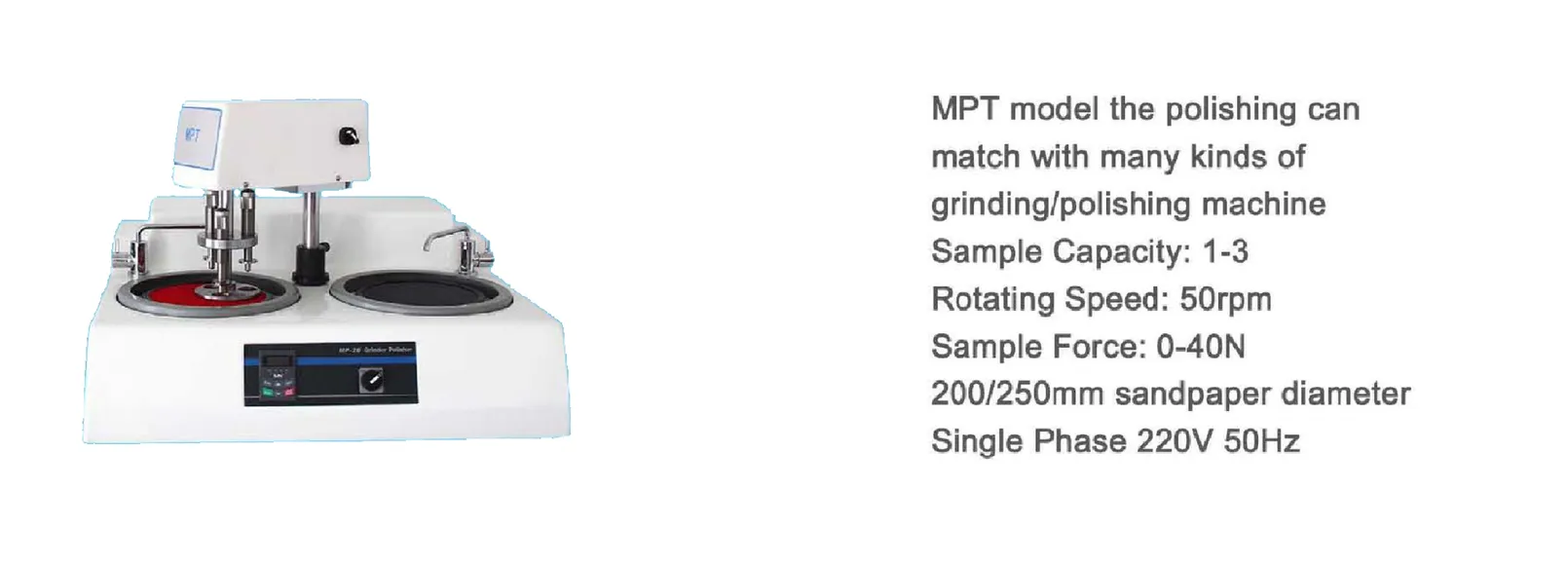 Grinding&Polishing MPT Auto Grind Polishing Head