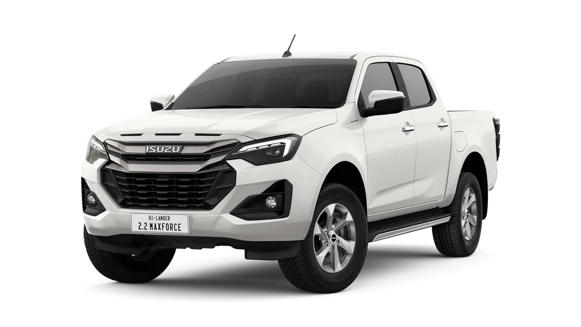 ISUZUDMAXHiLander4DoorLDOLOMITEWHITEPEARLFrontB