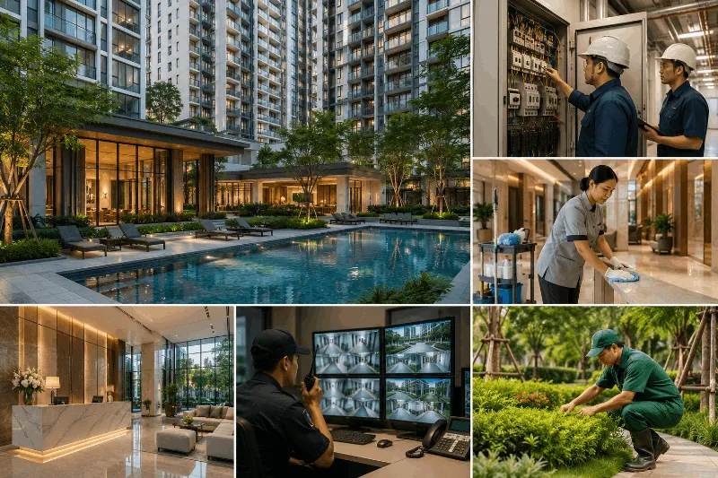ทีมวางแผนการดูแลระบบอาคารคอนโดมิเนียมที่สำนักงานส่วนกลาง