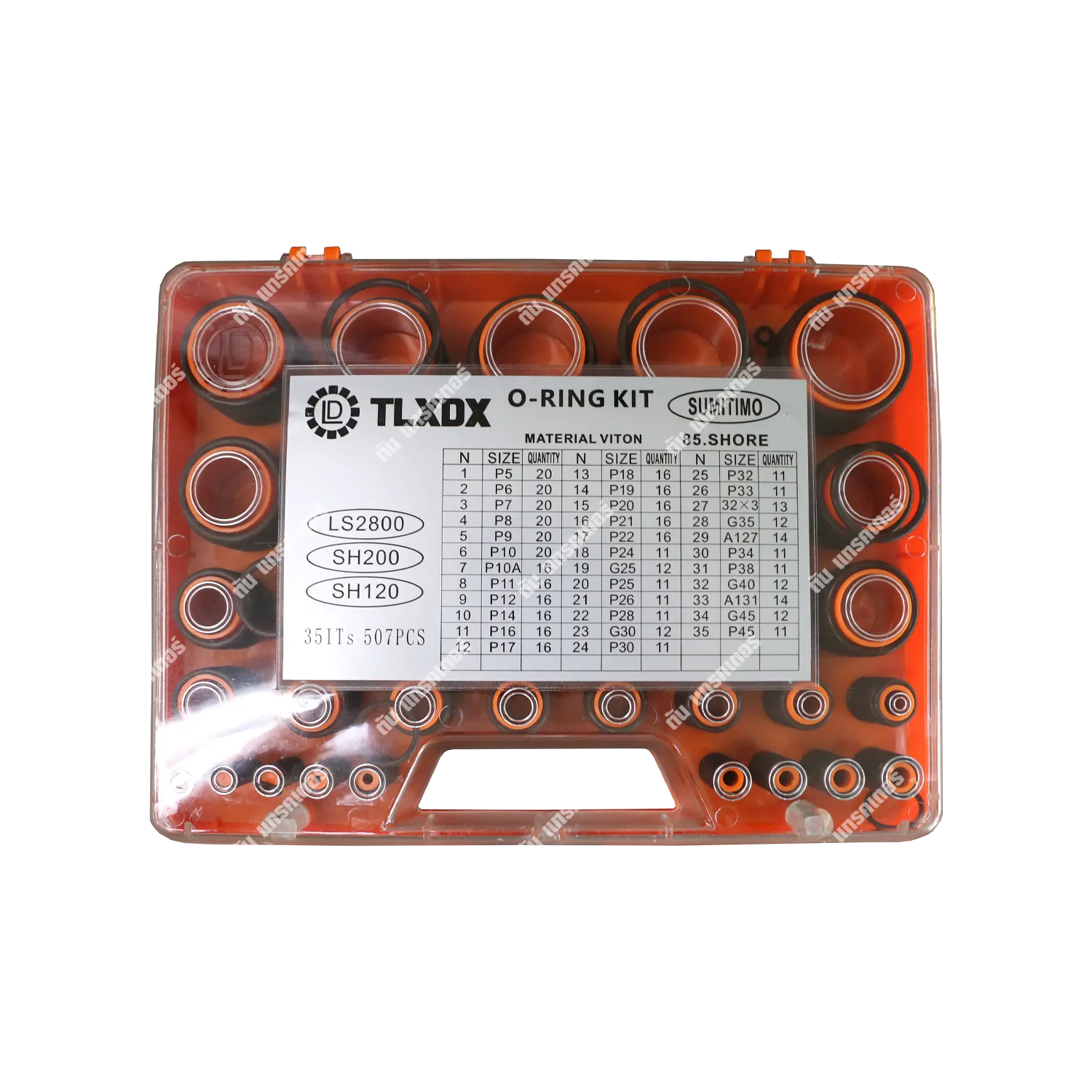 กล่องโอริงเซอร์วิส(O-RINGKIT)SumitomoViton(TLXDX)1