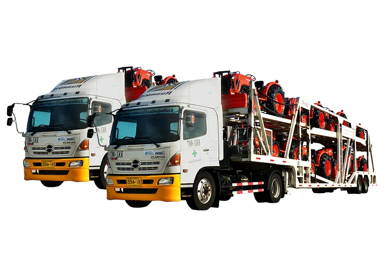 ขนส่งรถแทรกเตอร์-ลูกค้า-Kubota