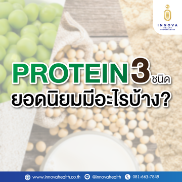 Protein3ชนิดยอดนิยมมีอะไรบ้าง