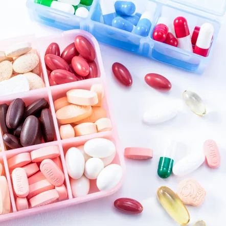 top-view-different-medicine-container-isolated-white-surface0