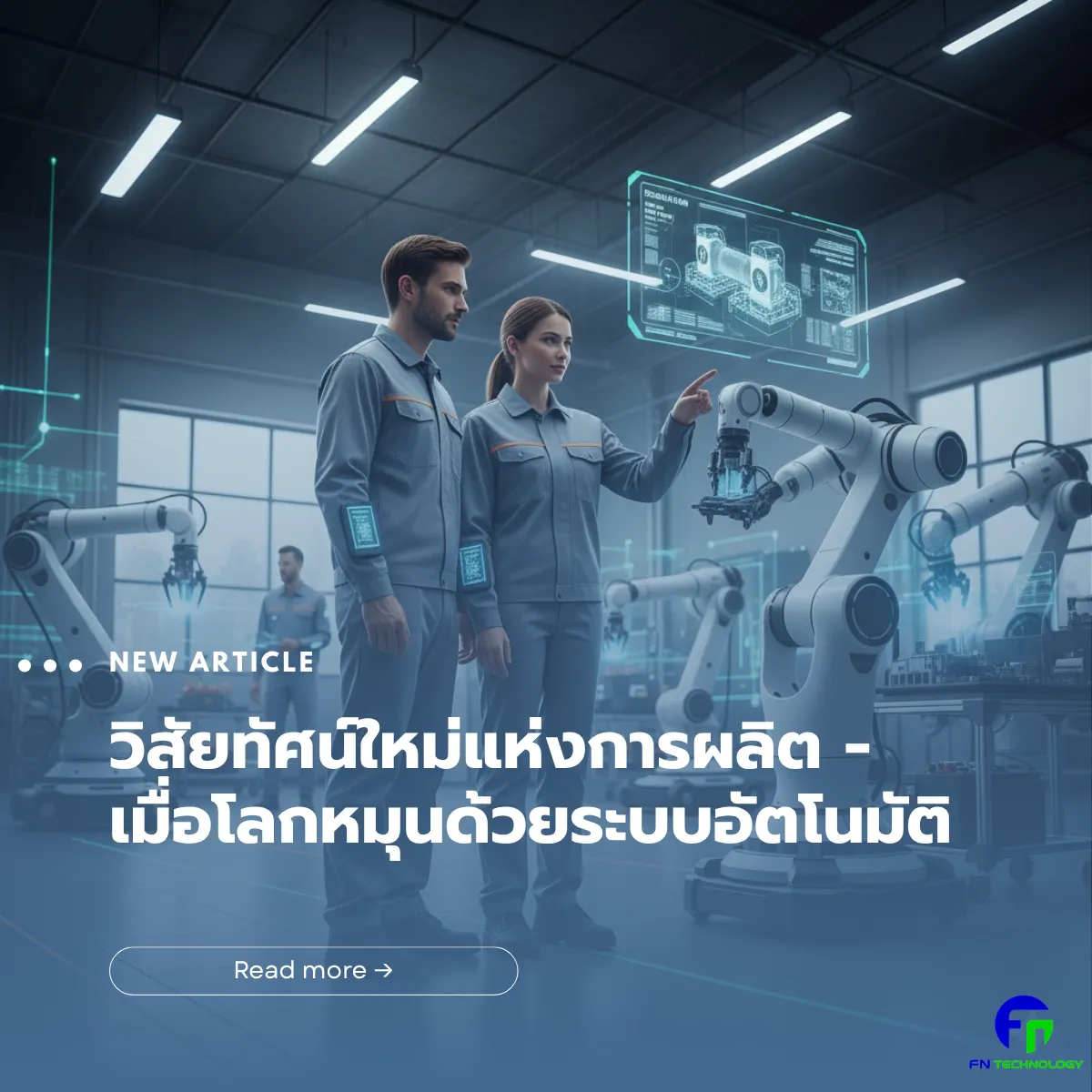 คนทำงานร่วมกับหุ่นยนต์-บทความ