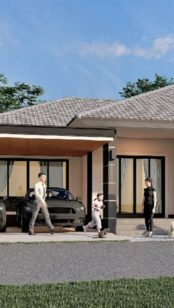บ้านชั้นเดียว-