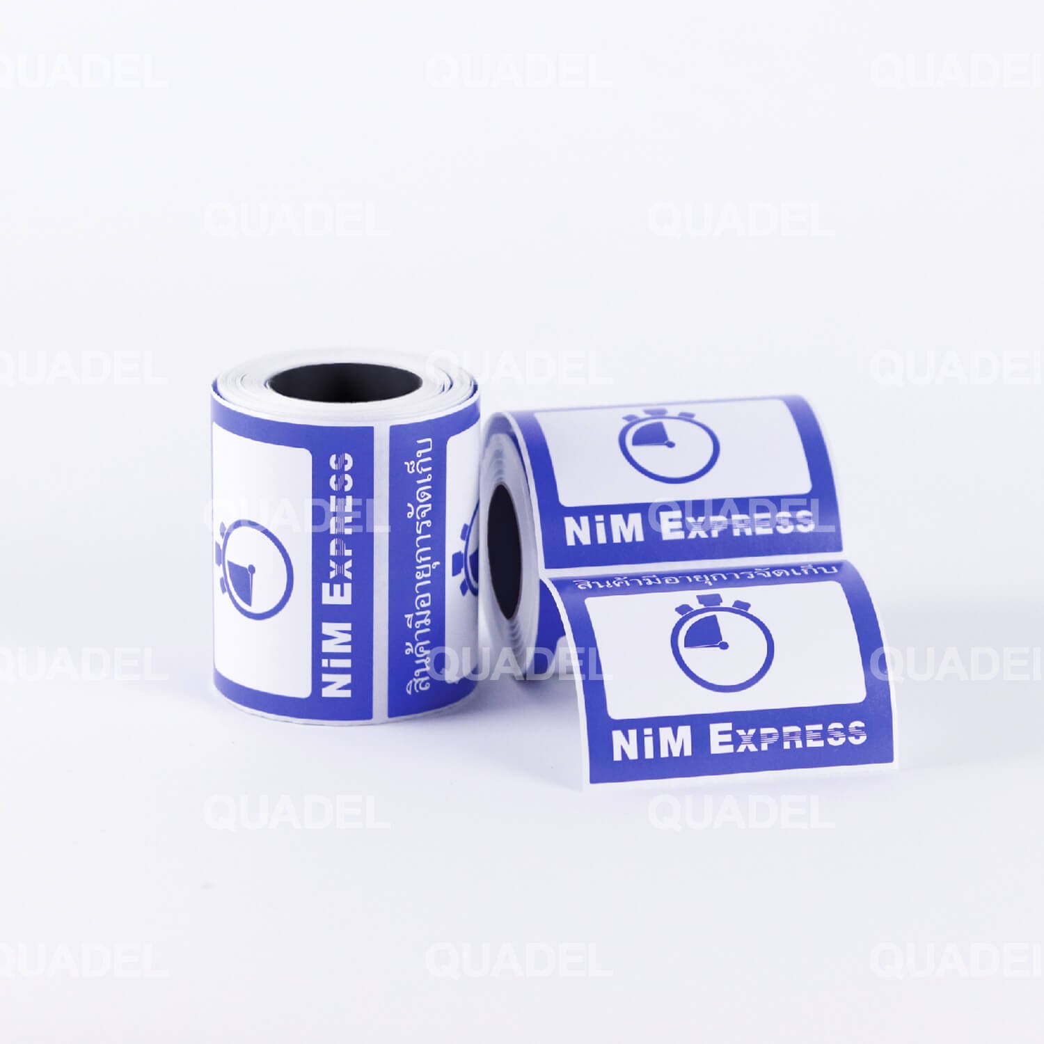 สติ๊กเกอร์ฉลากสินค้า เนื้อกระดาษขาวเงา