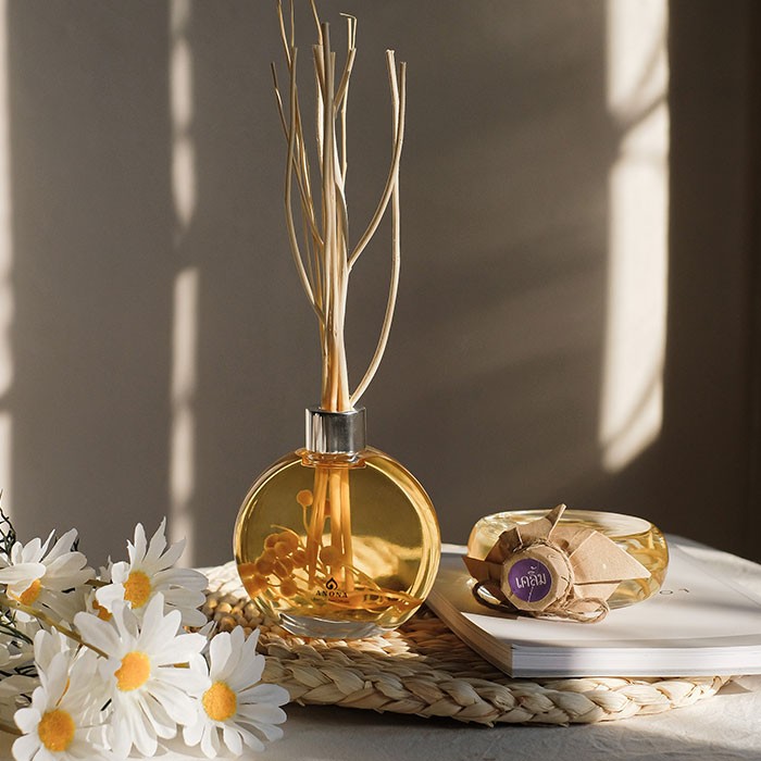 REED DIFFUSER ก้านไม้หอมปรับอากาศในบ้าน กลิ่นเคลิ้ม