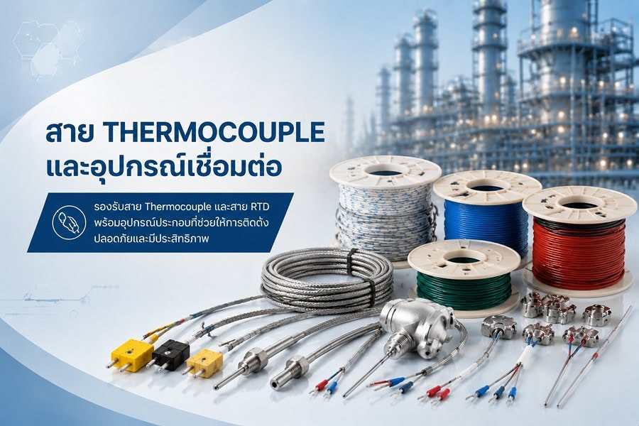 สาย Thermocouple และ RTD สำหรับงานอุตสาหกรรม
