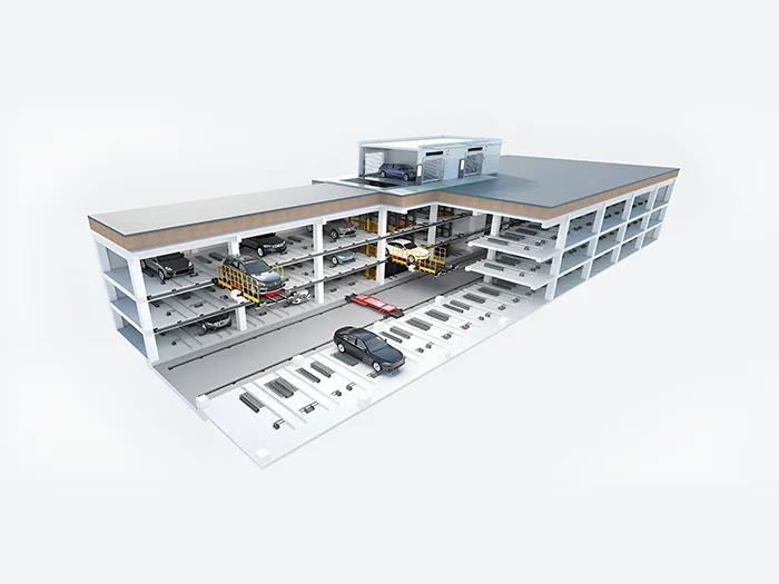 ลิฟท์จอดรถอัตโนมัติแบบ-Pallet