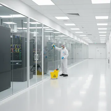 ทำความสะอาดรอบห้องDataCenter