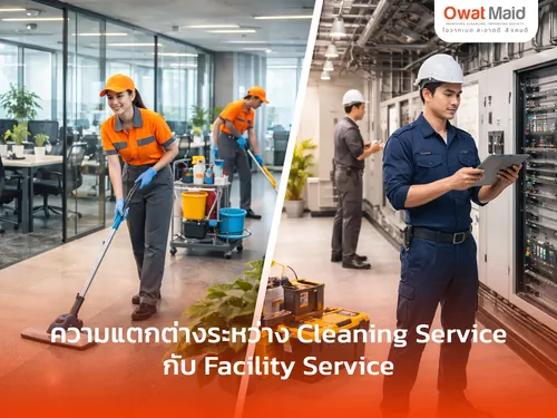 Cleaning Service กับ Facility Service ต่างกันอย่างไร | OwatMaid