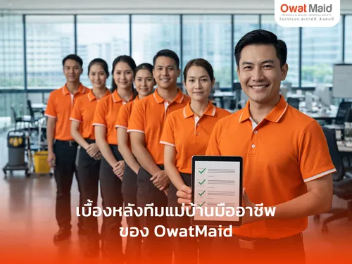 เบื้องหลังทีมแม่บ้านมืออาชีพของ OwatMaid | มาตรฐานระดับองค์กร
