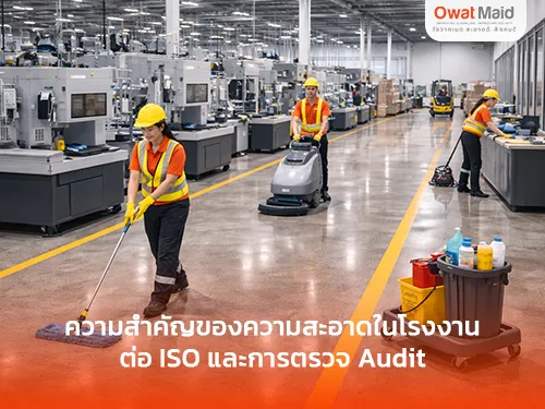 ความสำคัญของความสะอาดในโรงงานต่อ ISO และการตรวจ Audit | OwatMaid