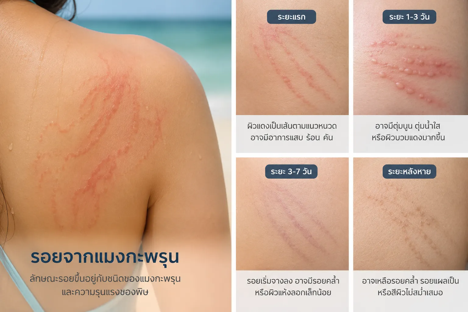 รอยพิษแมงกะพรุน