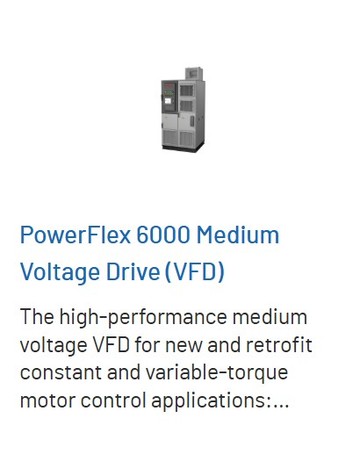 PowerFlex6000MediumVoltageDrive(VFD)