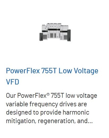 PowerFlex755TLowVoltageVFD