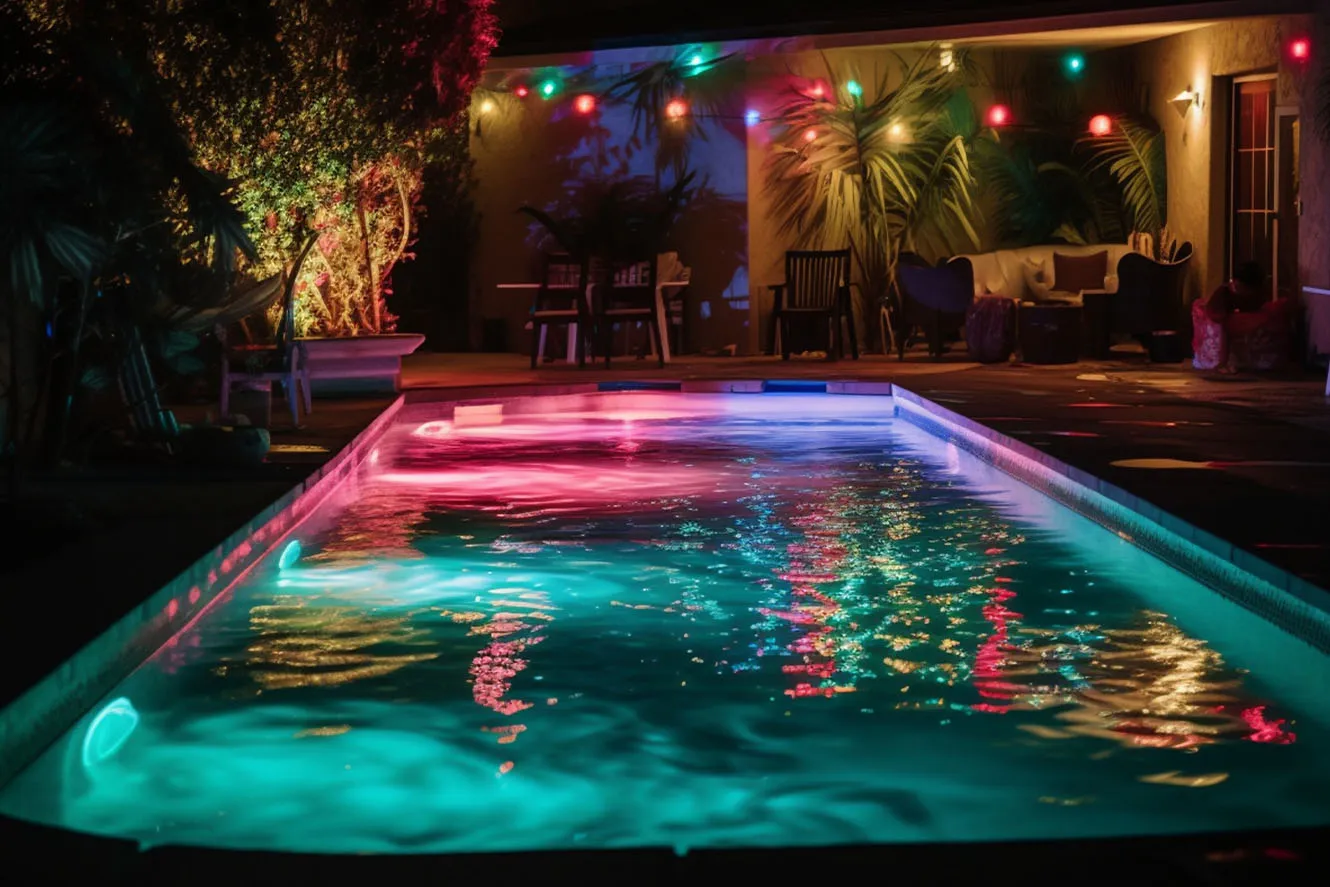 swimmingpoolneonlights