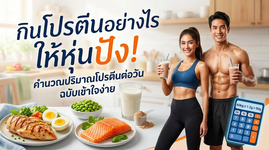 กินโปรตีนอย่างไรให้หุ่นปัง