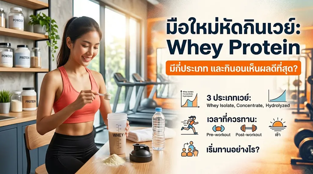 มือใหม่หัดกินเวย์-Whey-Protein