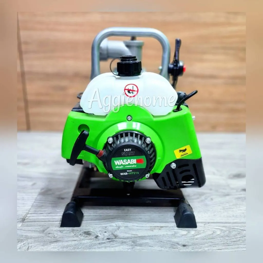 WASABI ปั๊มน้ำหูหิ้ว เครื่องยนต์ 2 จังหวะ รุ่น WAB-WP215 (ขนาดท่อ1.5