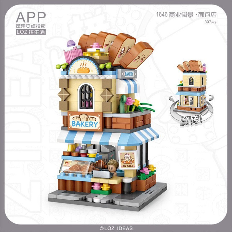 LOZ-มินิบล็อก-Street-mini-Bakery