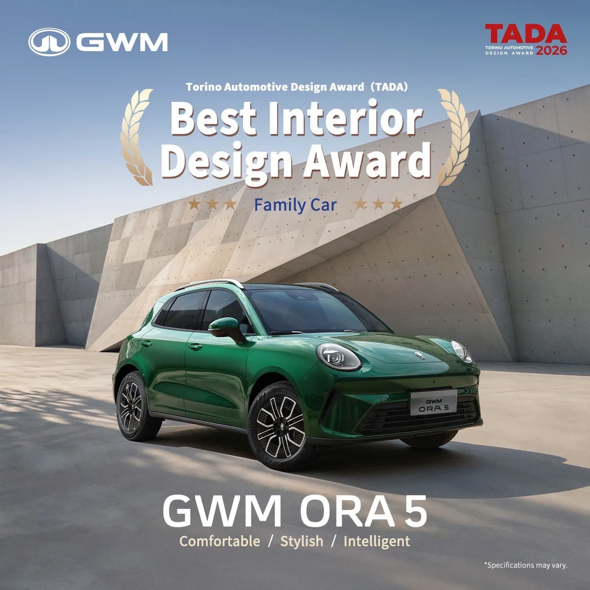 01_GWM Wins Two Major Honors at Torino Automotive Design Award 2026