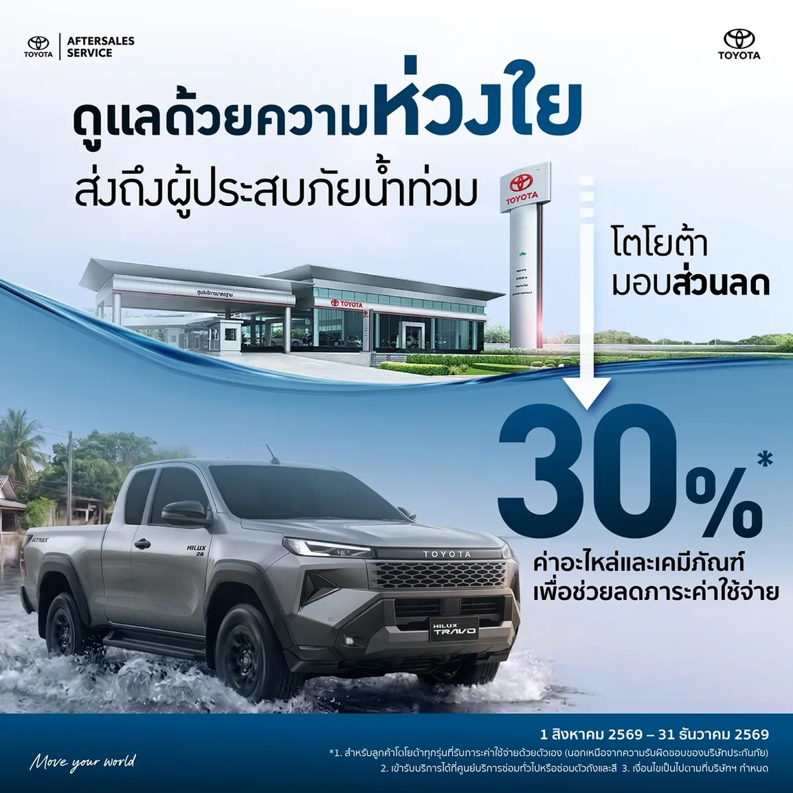 TOYOTA_น้ำท่วม_Aug