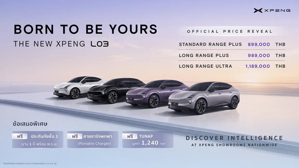 xpeng L03 Price announcement 2