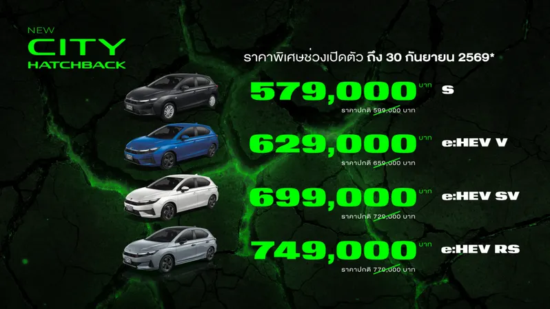 PriceNewCityHatchback