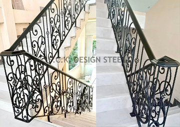 italian-wrought-iron-stair-railing-black