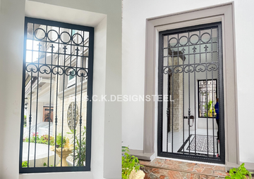 เหล็กดัดตกแต่งหน้าต่างบานฟิกซ์-Italian-Steel-Window-Grill-Design