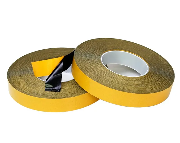 DoubleSidedPETTape(Blackbasewithyellowliner)