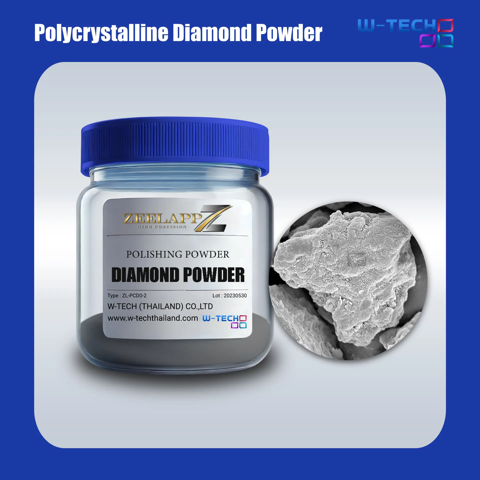 PolycrystallineDiamondPowderW-TECH
