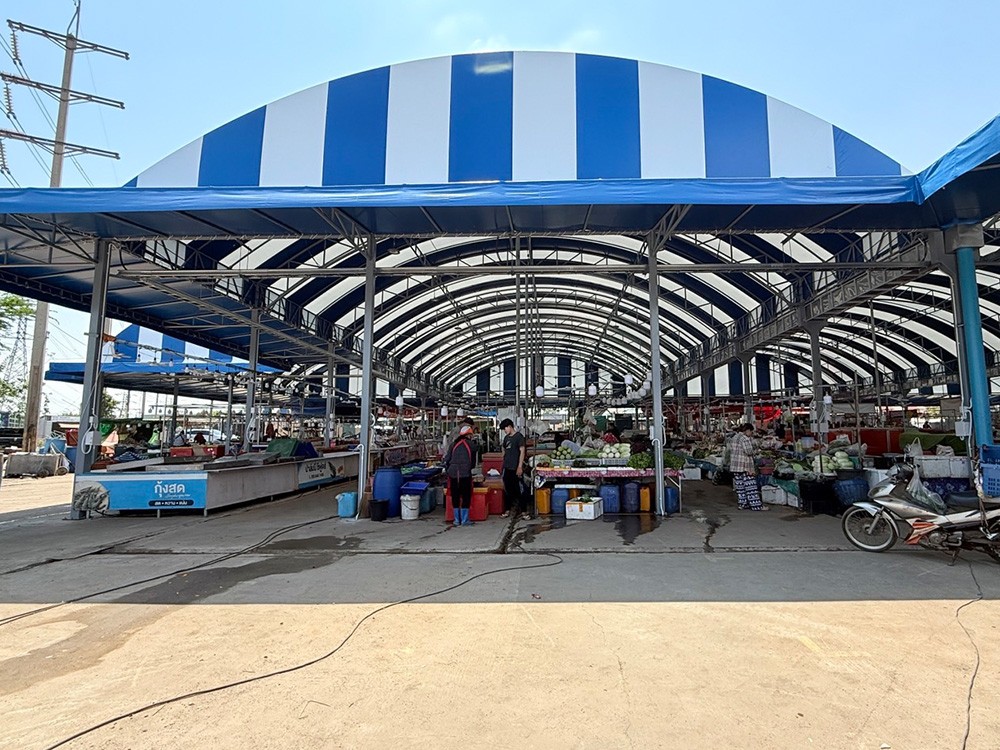 เต็นท์ผ้าใบทำตลาด(1)