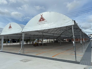 เต็นทืโดมทำตลาดใหญ่